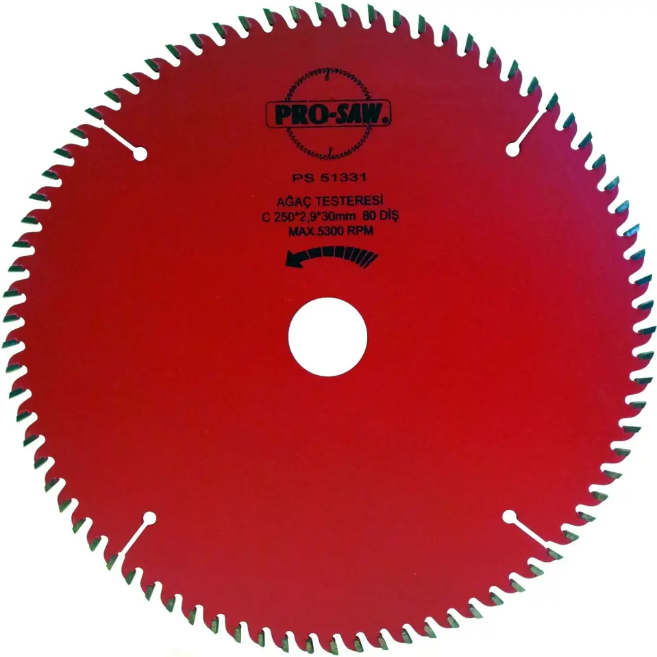 PRO SAW TEFLON 250*30MM 80