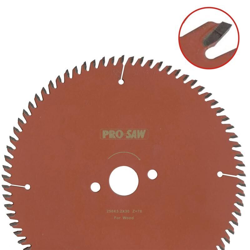 PRO SAW LAM.TEFLON 250*32MM 78