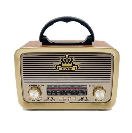 EVERTON RT-301 BLUETOOTH UAB-SD-FM NOSTALJİK RADYO