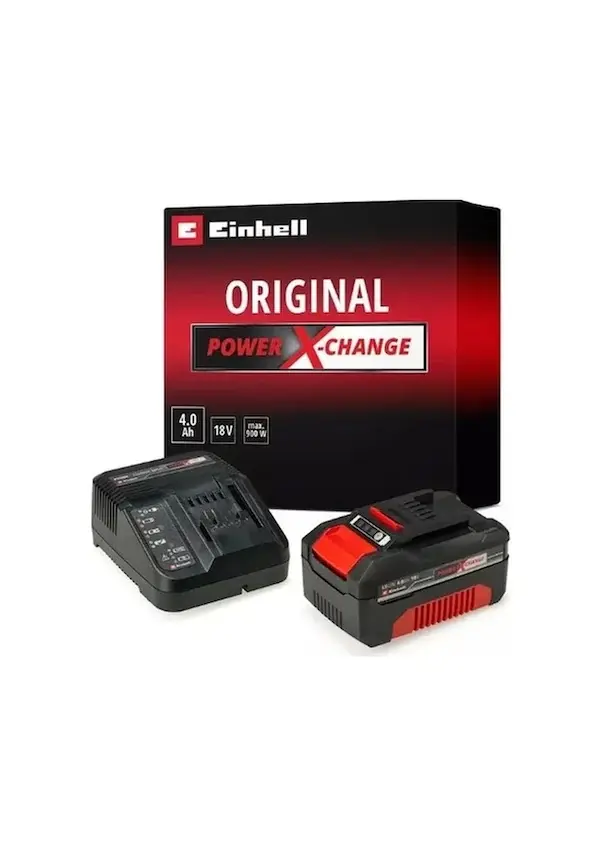 EİNHELL 4512042 18V 4.0AH PXC STARTER KİT AKÜ ŞARZ CİHAZI