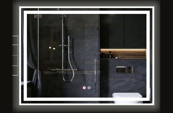 A-0054 60*80CM DOKUNMATİK+BUĞU ÖNLEYİCİ LED AYNA    ARSAL ELEKTRİK