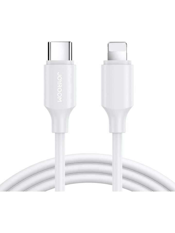 JOYROOM S A9 30W FAST CHARG CABLE C TO L 1MT WHİTE