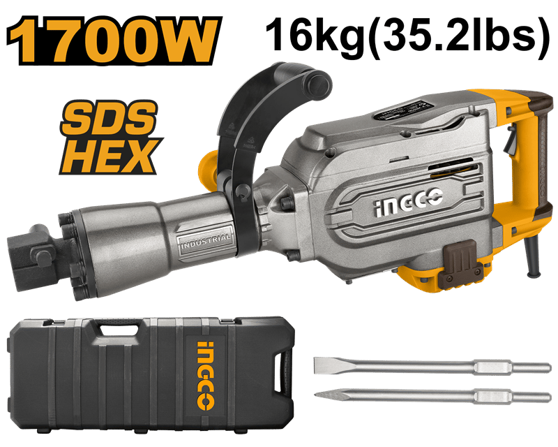 İNGCO ING-PDB17008 KIRICI HEX 16KG 1700WATT