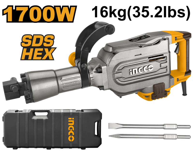 İNGCO ING-PDB17008 KIRICI HEX 16KG 1700WATT