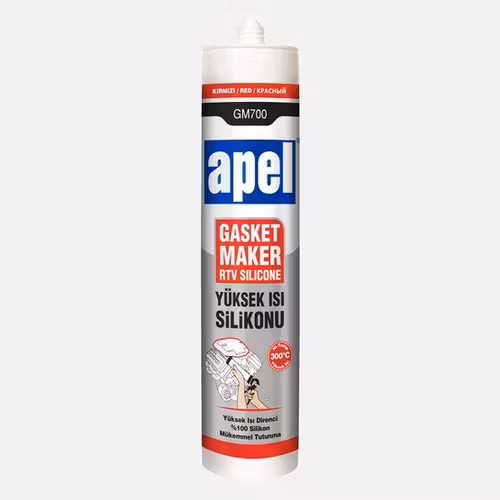 SLİKON APEL-RTV KIRMIZI 310ml GM700 RTV SİLİKONU KIRMIZI