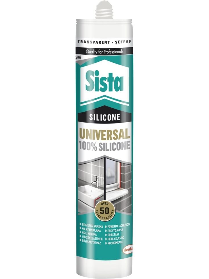 SLİKON--SİSTA ---ŞEFFAF 280ml.1642486