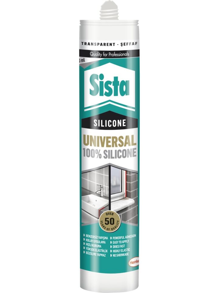 SLİKON SİSTA ŞEFFAF 280ml.
