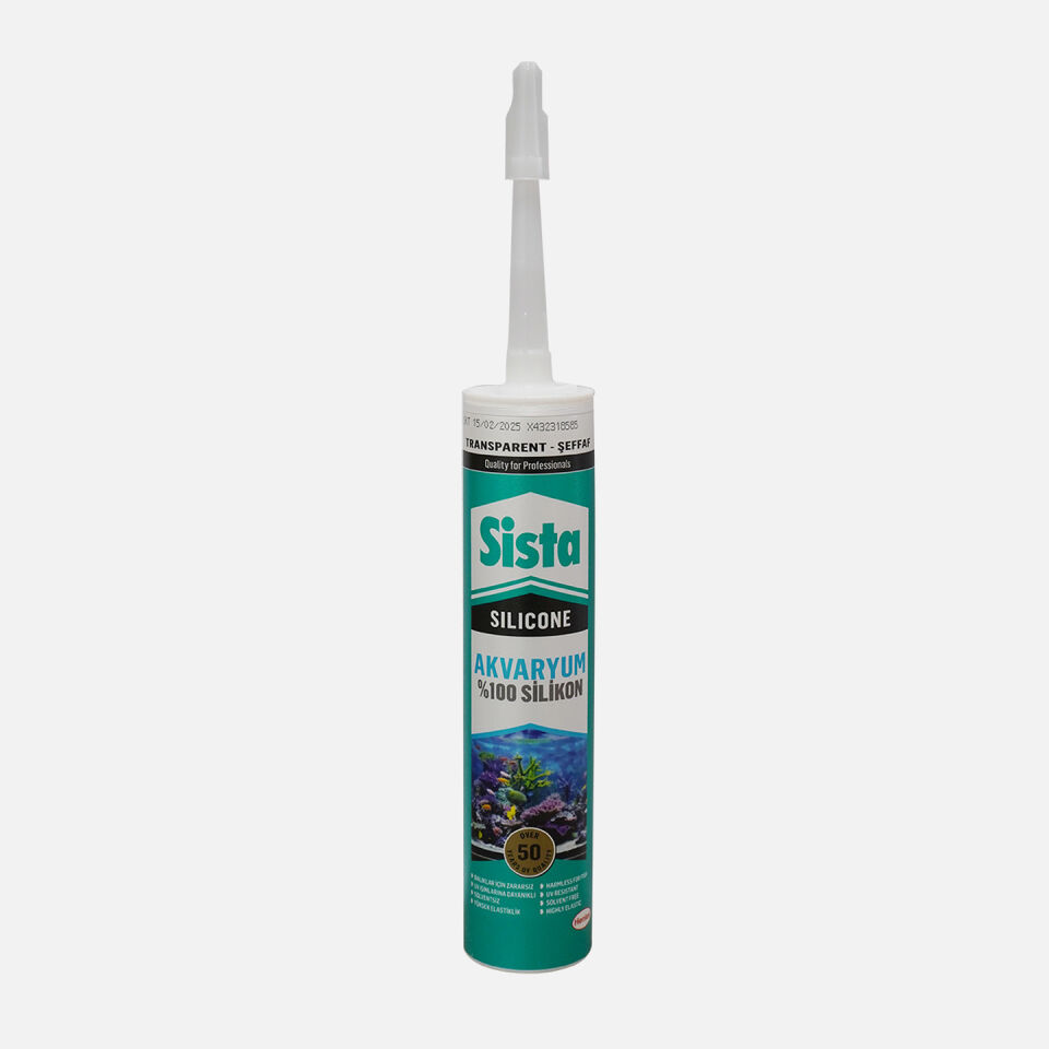 SLİKON SİSTA ŞEFFAF 280ml. AKVARYUM