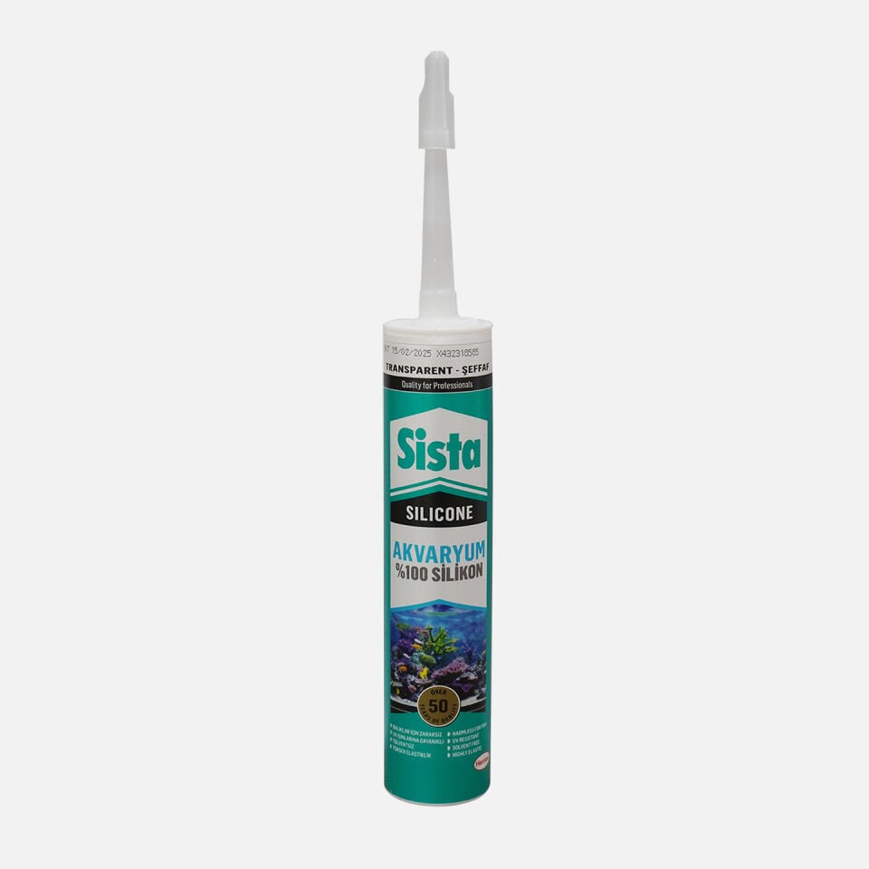 SLİKON SİSTA ŞEFFAF 280ml. AKVARYUM