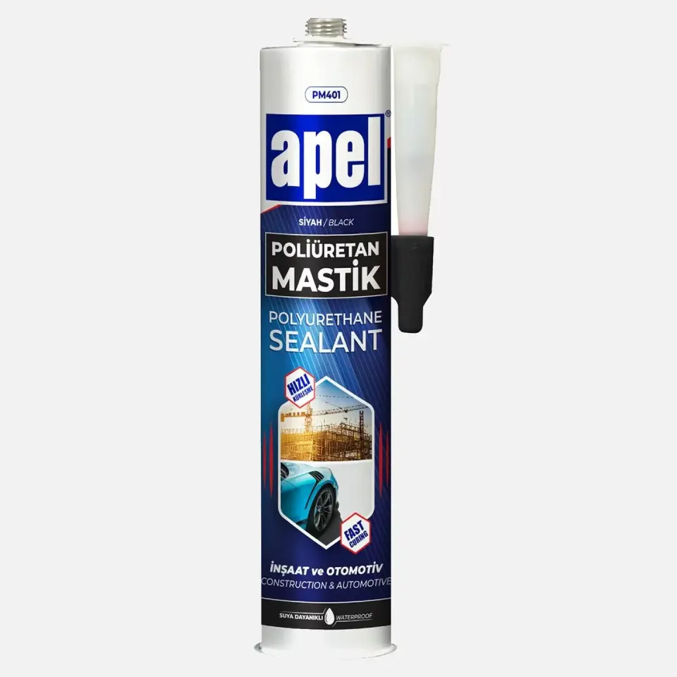 APEL PM400 PU MASTİK 280ML SİYAH METAL