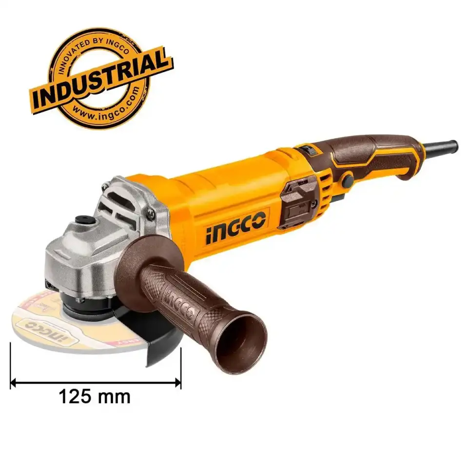 İNGCO ING-AG1100385E AVUÇ TAŞLAMA 125MM 1100WATT DEVİR AYARLI