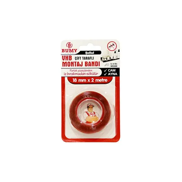 BUMY VHB MONTAJ BANDI 18MM*2MT