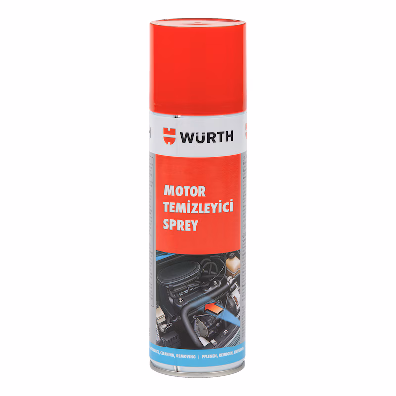 WÜRTH MOTOR TEMİZLEYİCİ SPREY 500 ML