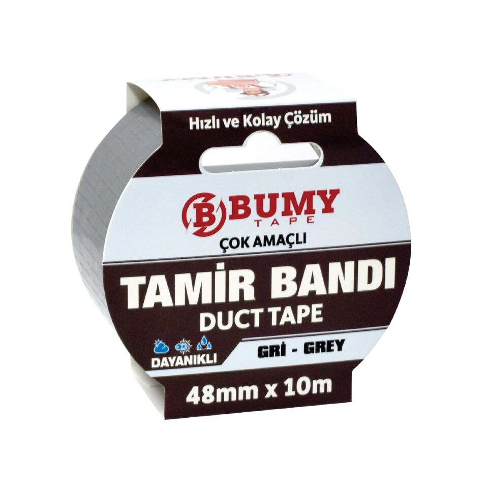 BUMY TAPE ÇOK AMAÇLI TAMİR BANDI 48MM*10M GRİ