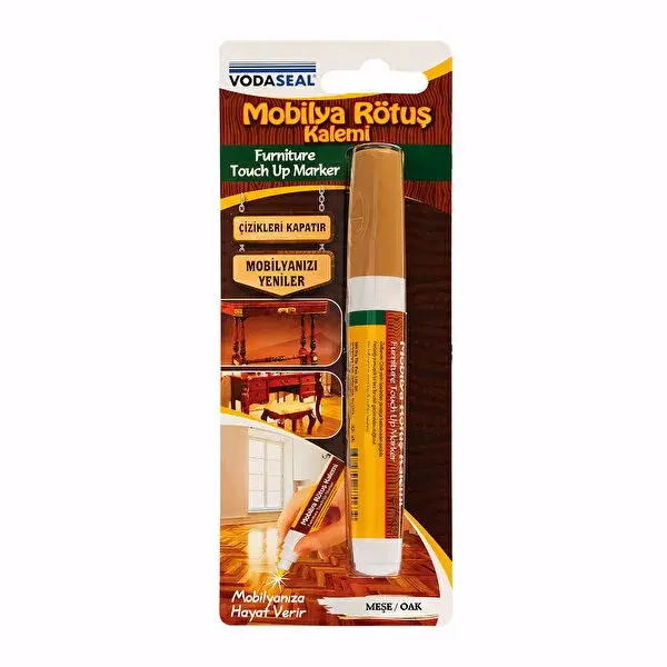 VODASEAL MRK12 MOBİLYA RÖTUŞ KALEMİ TEKLİ BİLİSTERLİ MEŞE