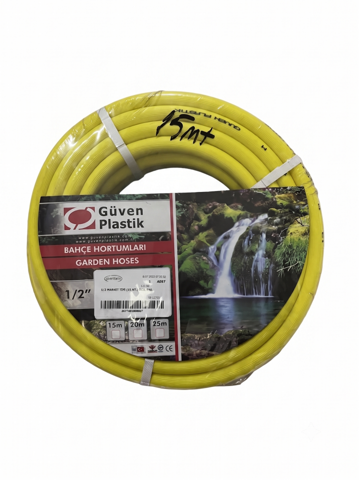 GÜVEN PLASTİK 1/2 (15MT) ÖZEL ORJİNAL MARKET TİPİ 1215O