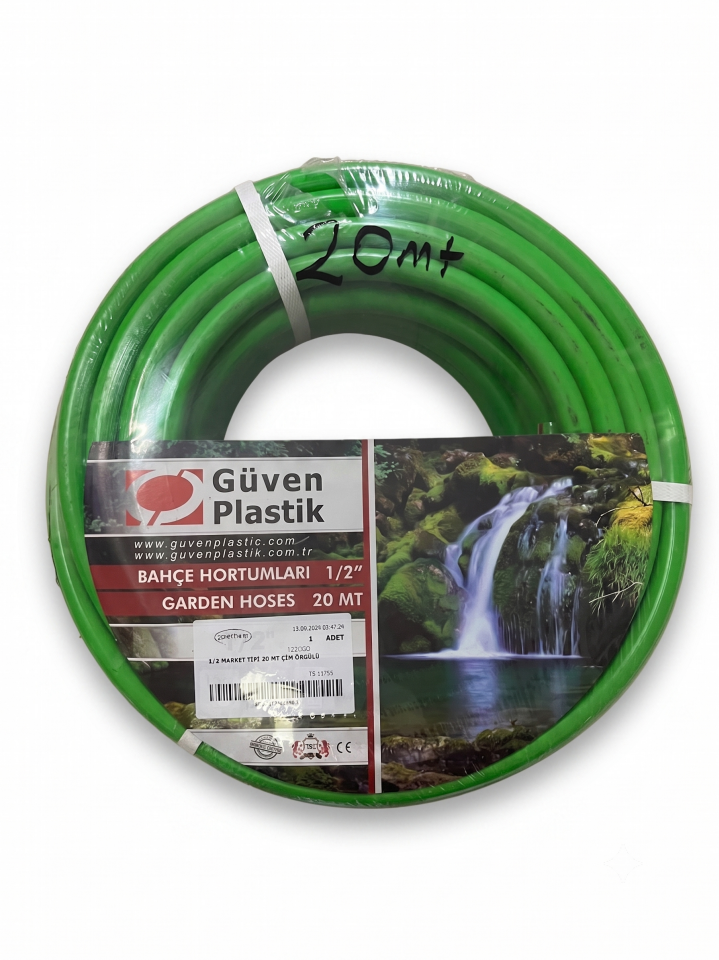 GÜVEN PLASTİK 1/2 (20MT) MARKET TİPİ ÇİM ÖRGÜLÜ 1220CO