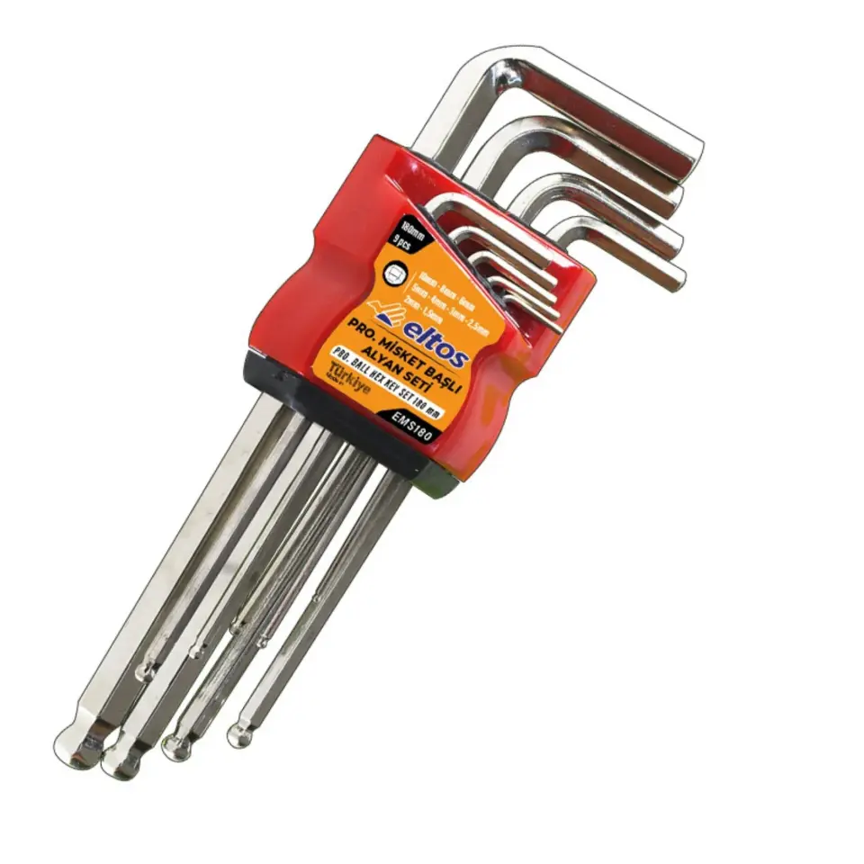 ELTOS EMS180 PROF MİSKET ALYAN SETİ 180MM 9PARÇA