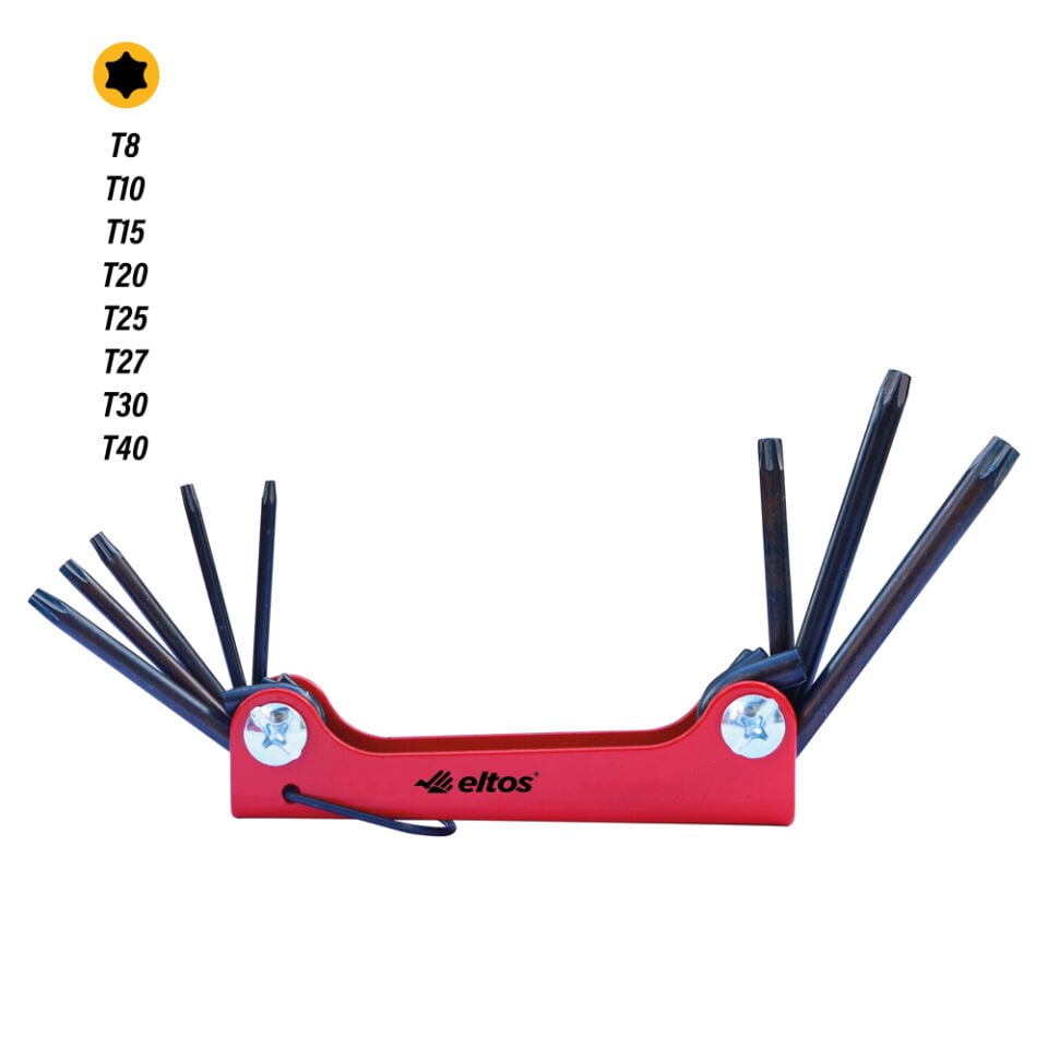 ELTOS CAT008 ÇAKI T0RX ALYAN SETİ 8 PARÇA