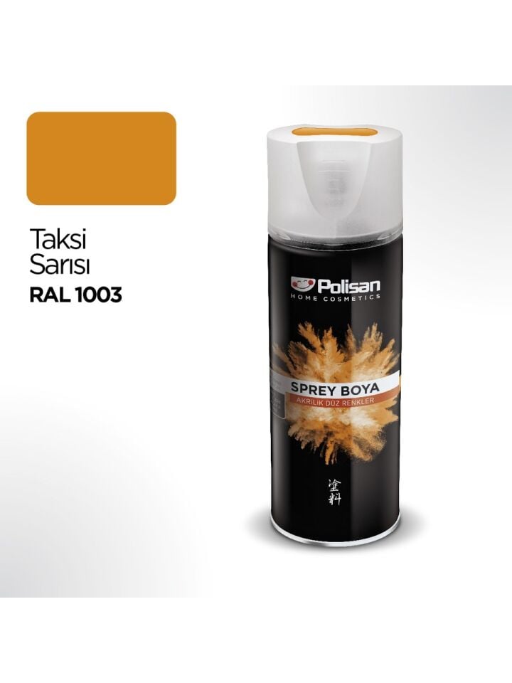 POLİSAN- TAKSİ SARISI RAL 1003 AKRİLİK SPREY BOYA