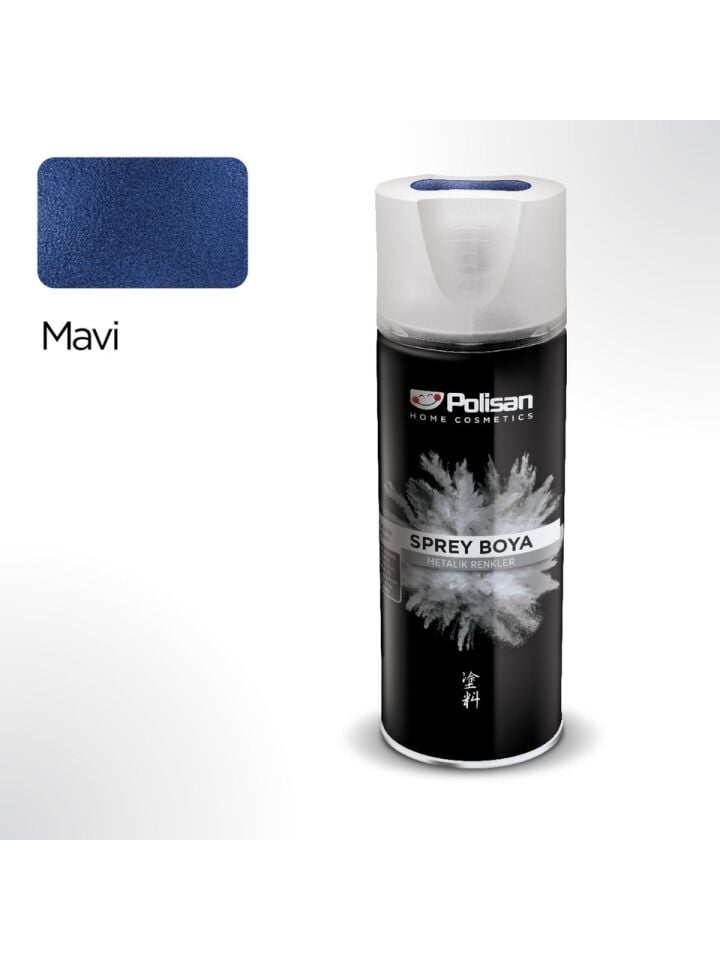 POLİSAN- METALİK MAVİ 355 SPREY BOYA