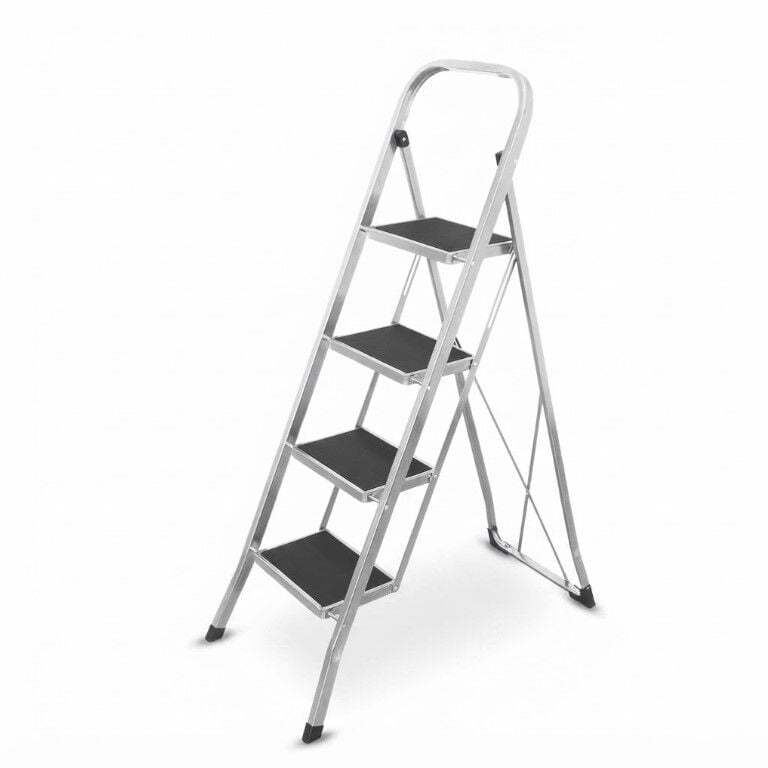 SGS1134 4 BASAMAKLI METAL MERDİVEN SLIMSTEP