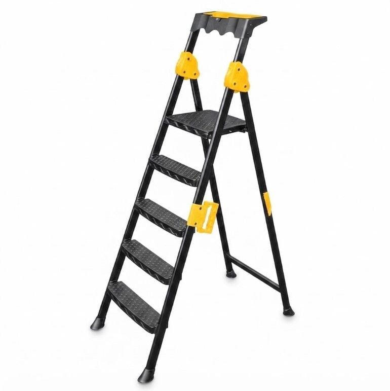 SGS1174 4+1 BASAMAKLI METAL MERDİVEN PROSTEP